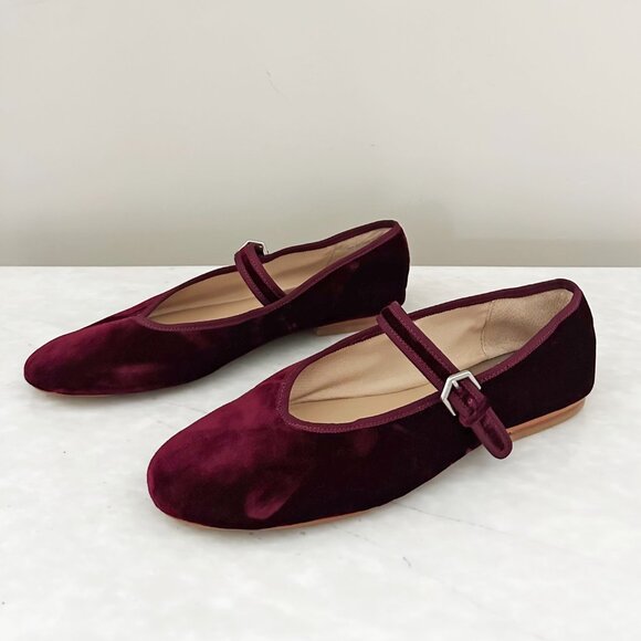 NWOT Dolce Vita Roslyn Velvet Ballet Flats - Picture 11 of 14